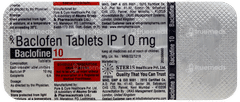 Baclofine 10 Tablet 10 Baclofine 10 Tablet 10